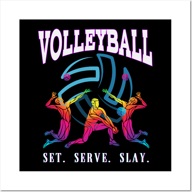 Volleyball Wall Art by T-Crafts